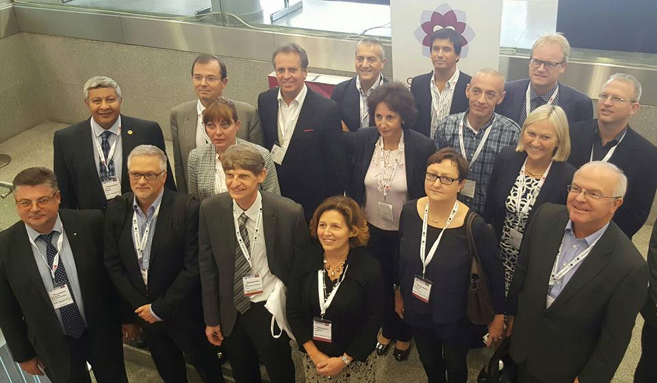 With ACVC committee members at the European Society of Cardiology